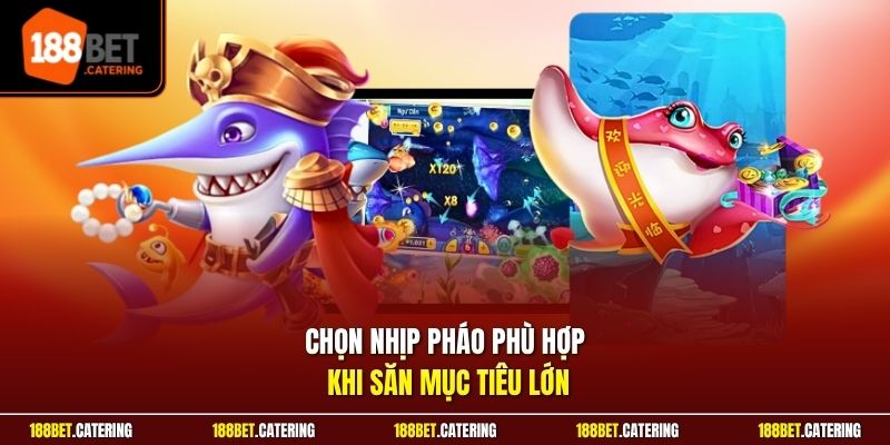 Chọn nhịp pháo phù hợp khi săn mục tiêu lớn